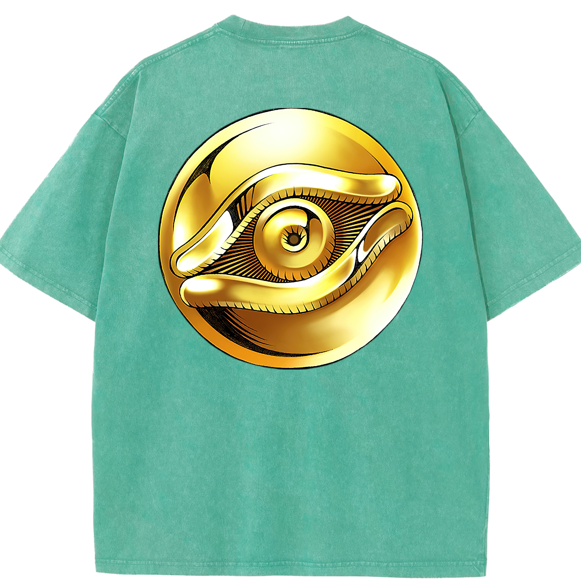 （画像用） 遊☆戯☆王 Yu-Gi-Oh! 綿100% ヴィンテージ風 半袖Tシャツ（背面プリント）